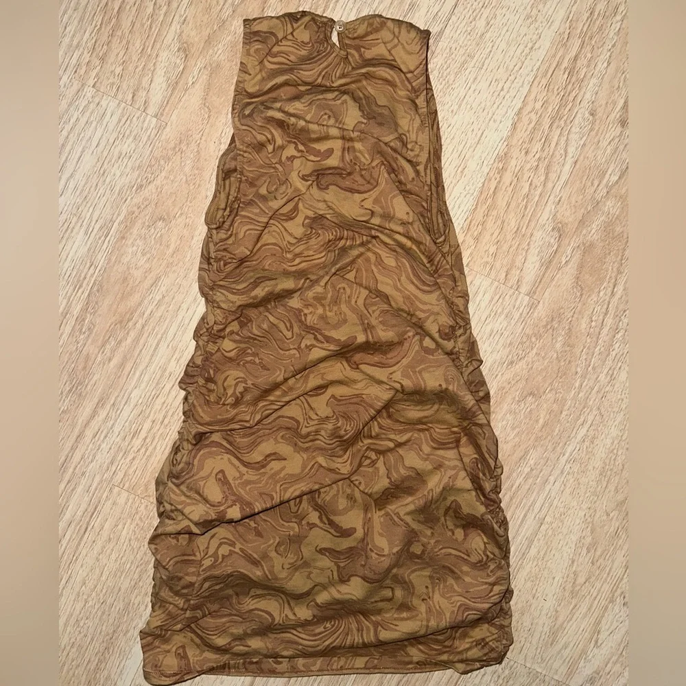 Mini Dress in Marble Brown - Picture 4 of 4